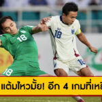 “ช้างศึก” พ่าย เติร์กเมนิสถาน 1-3 สถานการณ์ลุ้นเข้ารอบเอเชียนคัพ 2027 เข้าขั้นกดดัน